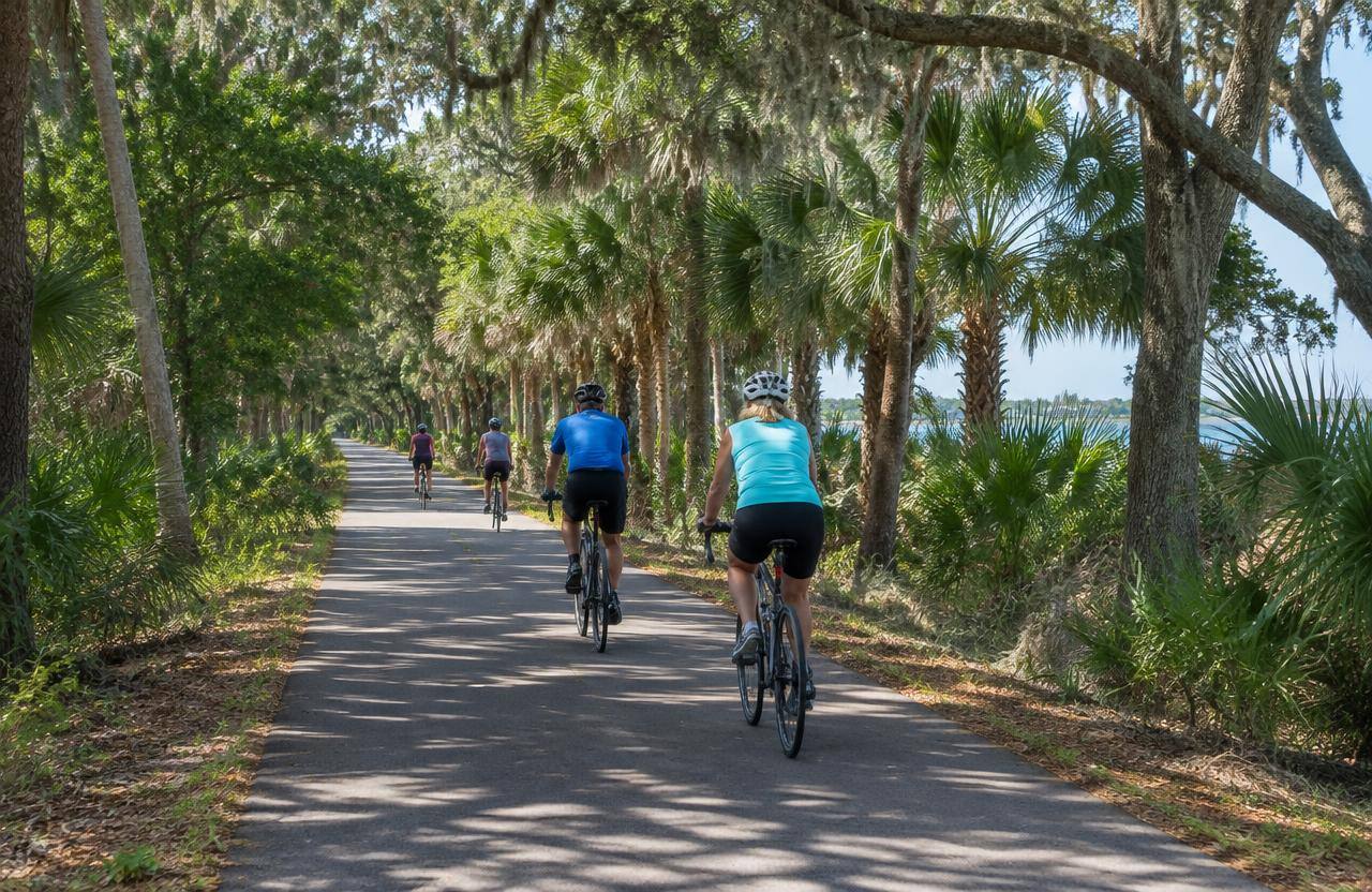 Miles of shaded bike trails near Largo